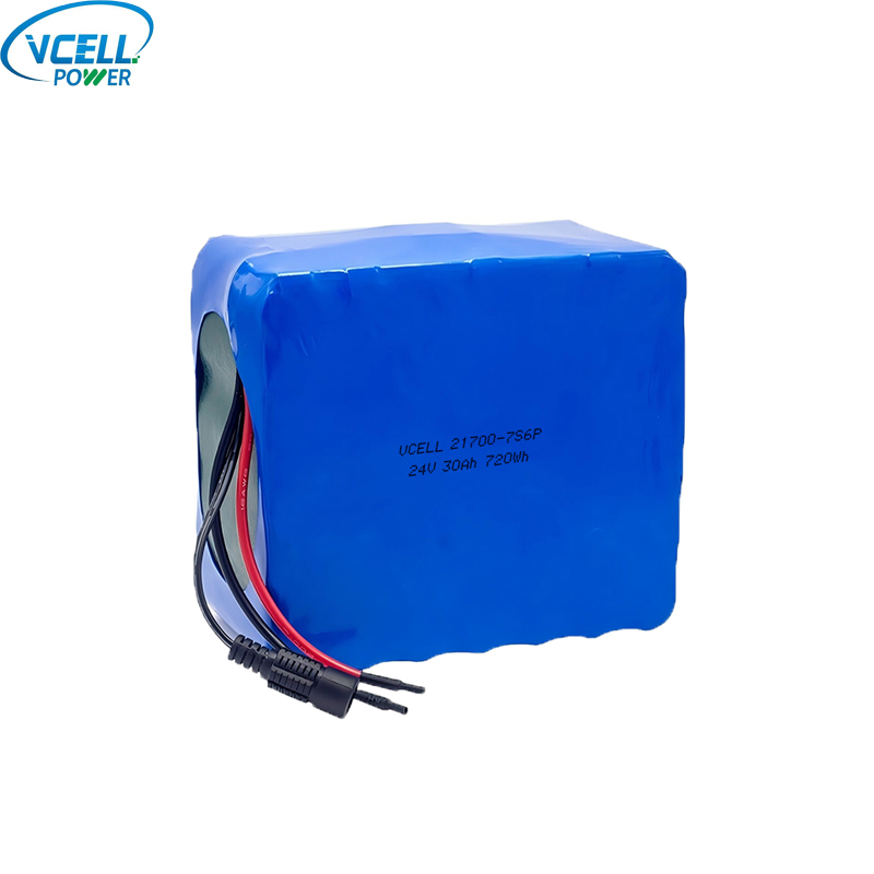 Pacco batteria ricaricabile agli ioni di litio da 24 V 30 Ah