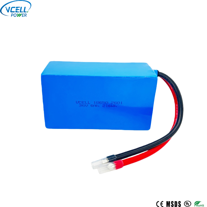 Batteria agli ioni di litio 36V 6000mAh 10S3P 18650