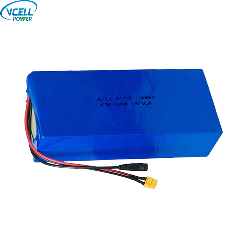 Pacco batteria ricaricabile agli ioni di litio da 60 V 30 Ah