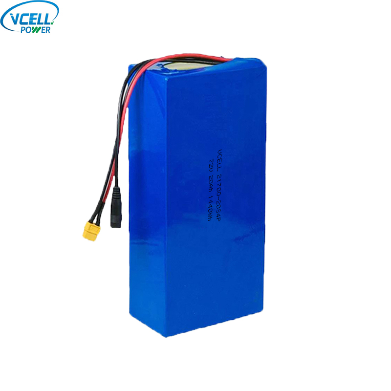 Batteria agli ioni di litio Ebike da 72 V 20 Ah